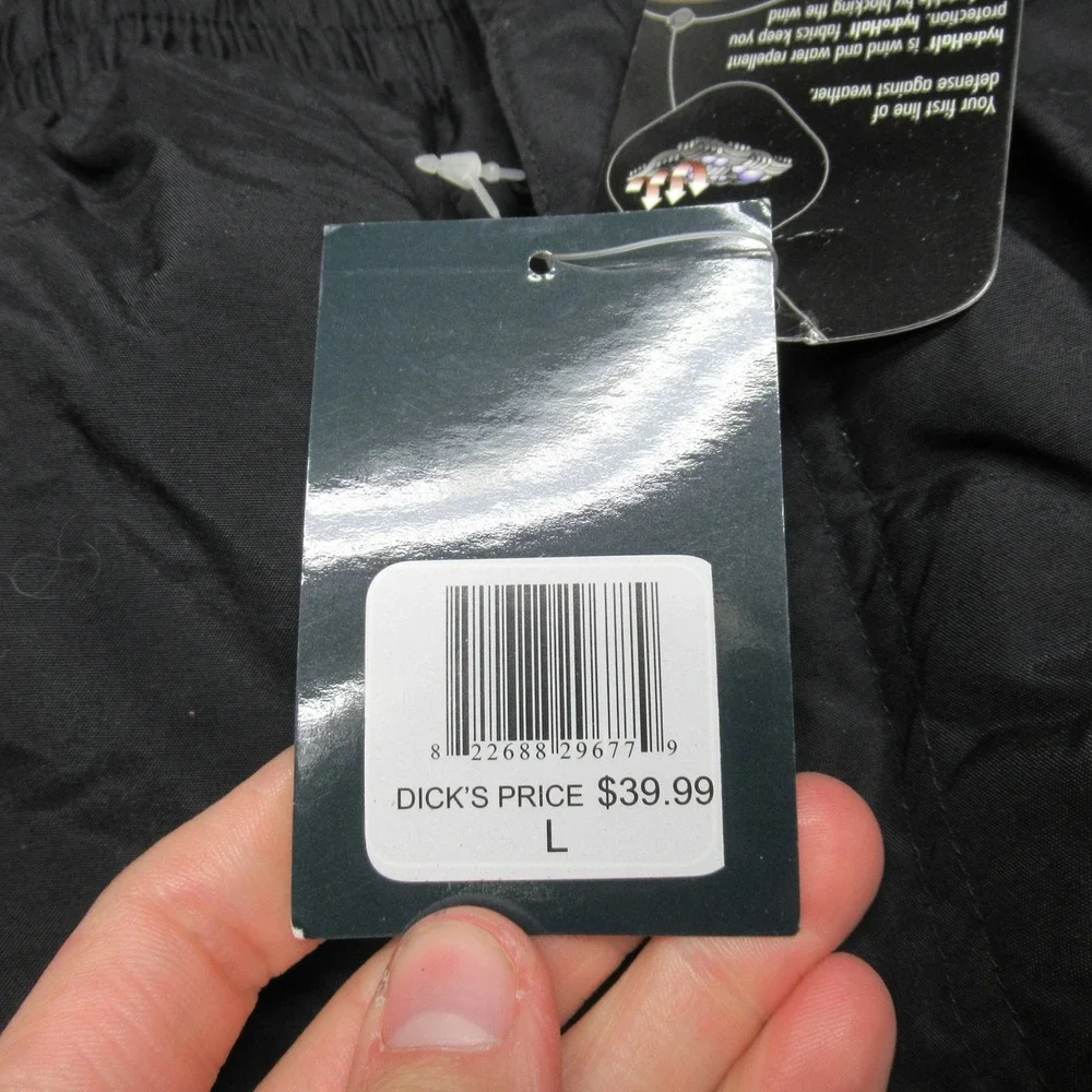 Freeze Wear Snow Pants Men Large‎ Black Wind Water Resistant Insulated 32x29 NEW
